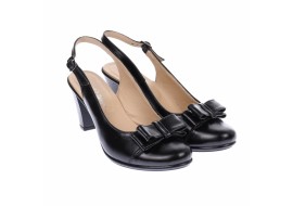 Pantofi dama eleganti, din piele naturala, Negri, S100NBOX
